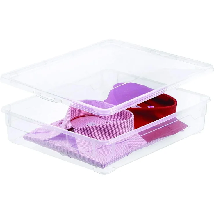 Aufbewahrungsbox "Clear Box" 9 l mit Deckel, 40 x 33,5 x 8,5 cm