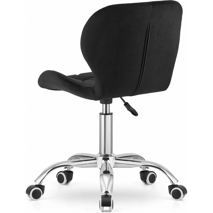 Valora AVOLA Samt-Drehstuhl, schwarz, ergonomisch, fürs Büro – Bild 6