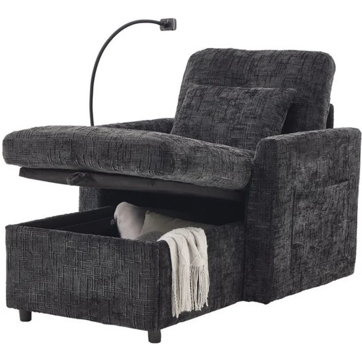 BlingBin Sofa Einzelsofa Freizeitstuhl Freizeit-Sofa, Einsitzer mit Stauraum, 125 x 84,5 x 87 cm 1 Teile, Einzelner Freizeitstuhl für Wohnzimmer Schlafzimmer kleiner Haushalt – Bild 4