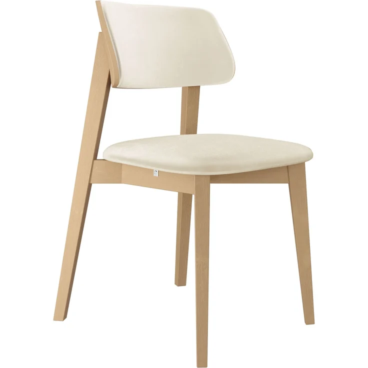 Esszimmerstuhl Taskir C, Stuhl aus Buchenholz für Küche, Restaurant (Buche / Magic Velvet 2250) – Bild 3