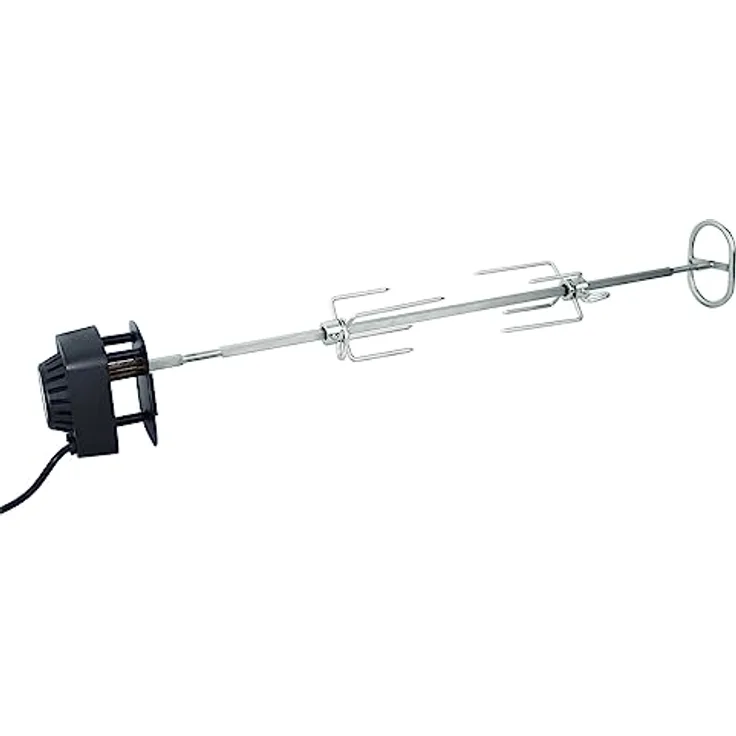 SANTOS Magnetischer Drehspieß für Napoleon Rogue 425, elektrische Rotisserie mit Edelstahlspieß und Magnethalterung