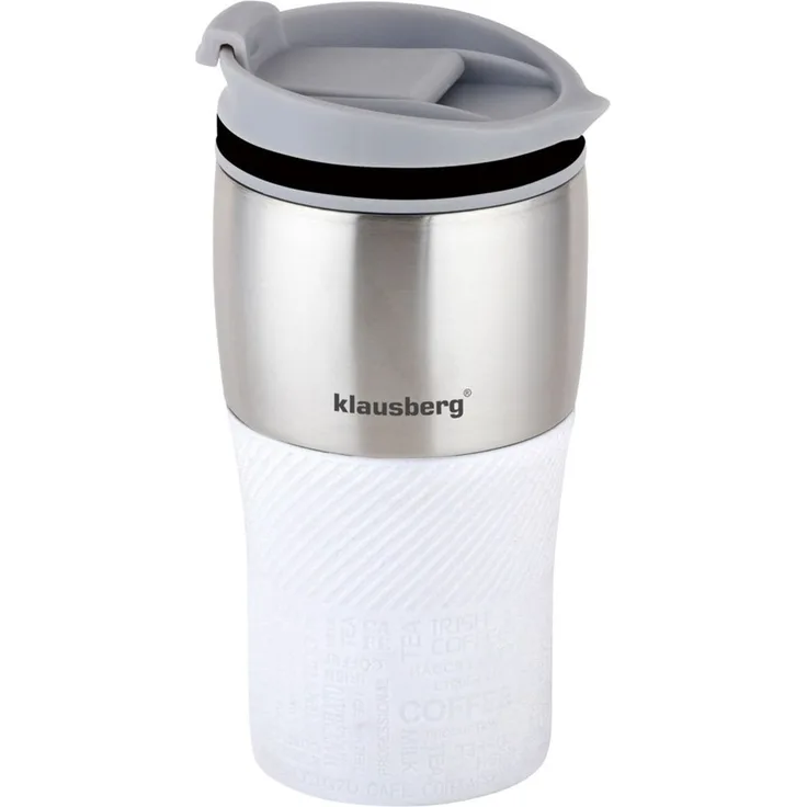Klausberg Klausberg Thermobecher 320ml weiß KB7627