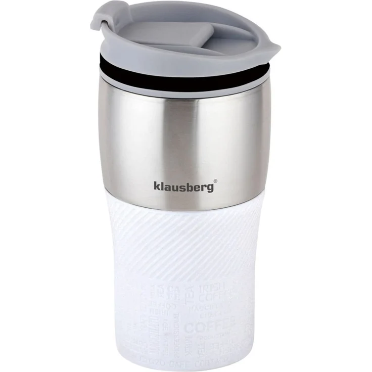 Klausberg Klausberg Thermobecher 320ml weiß KB7627