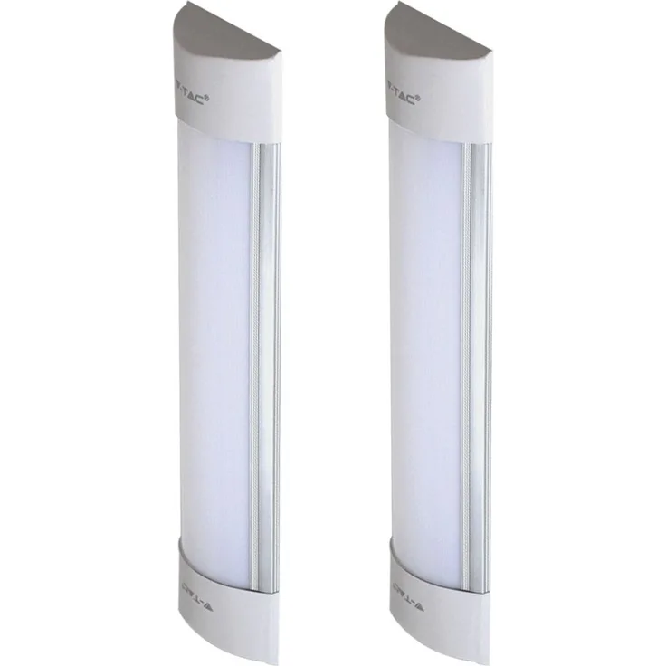 2er LED Decken- und Wandleuchte, neutralweiß, L 30cm