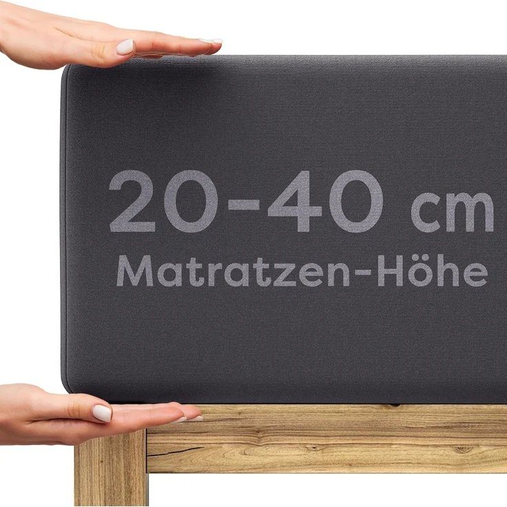 Wolkenfeld Spannbettlaken Boxspringbett Bettlaken - Spannbetttuch für Matratzen bis 40cm, 95% Baumwolle 5% Lycra, Gummizug: Starker & Flexibler Super-Stretch Gummizug für maximalen Halt, Elastisch & Rutschfest: 90x200, 140x200, 160x200, 180x200 & Überg... – Bild 1