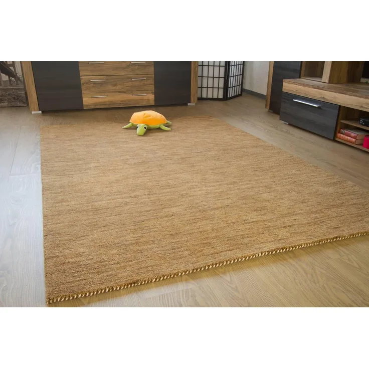Gabbeh Teppich Nomade, Farbe: Sand, Größe: 190x240 cm