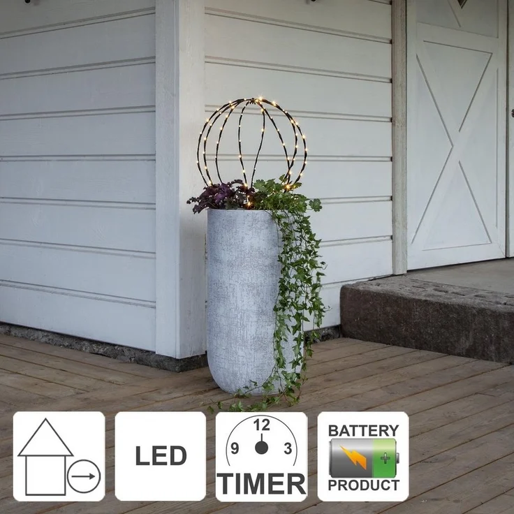 Batterie Dekoration Sphere 40 cm – Bild 2