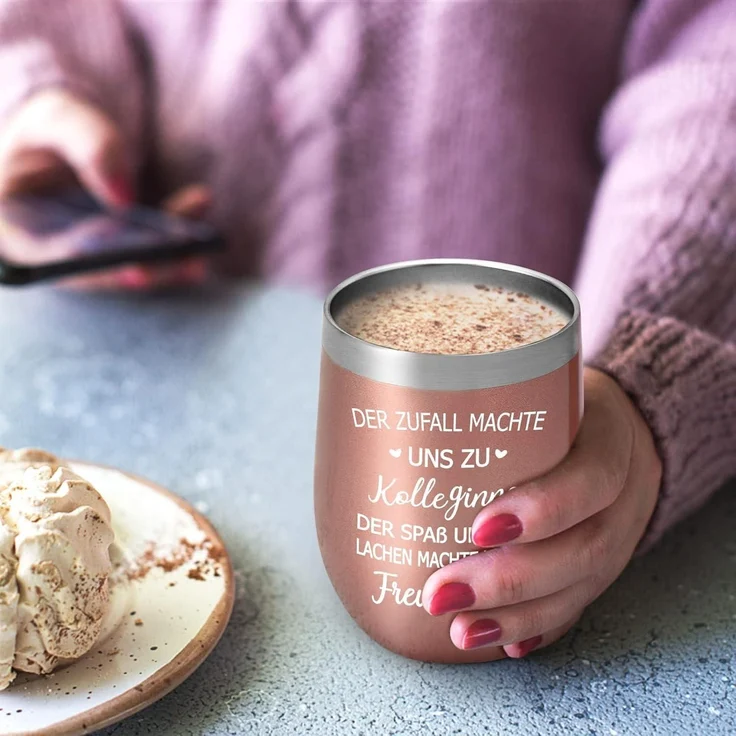 Livole Geschenk Kollegin - Der Zufall Machte Uns zu Kolleginnen - 12oz Edelstahl – Bild 2