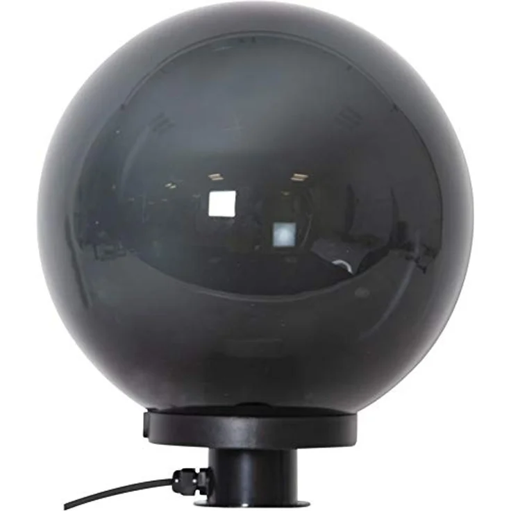Outdoor-Kugelleuchte ,Orby' mit Erdspieß, E27, rauchgrau, Ø 30cm – Bild 3