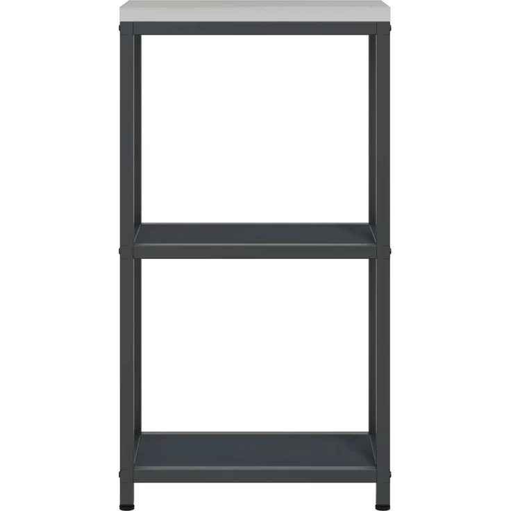 vidaXL Küchenaufbewahrung mit Regal Anthrazit 60 x 50 x 92 cm Stahl 874977 – Bild 7