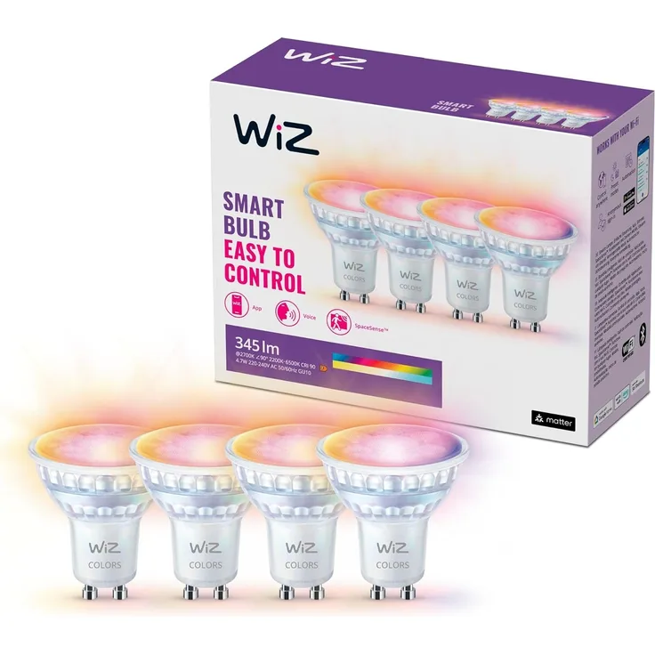 AMZ WFB 50W GU10 GLASS 922-65 RGB 4CT/6, 16 Mio. Farben