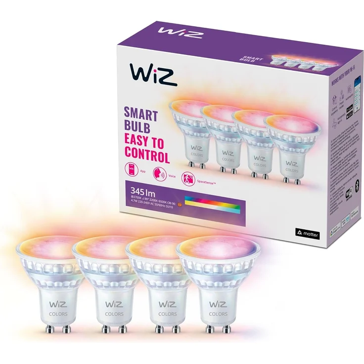 AMZ WFB 50W GU10 GLASS 922-65 RGB 4CT/6, 16 Mio. Farben