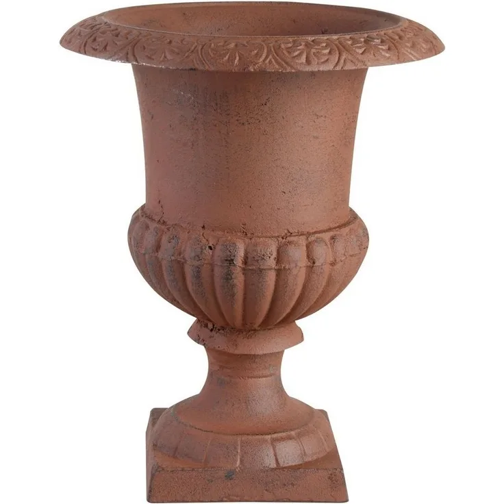 esschert design Blumentopf (Set, 1 St), Französische Vase, Amphore auf Sockel, Größe XS