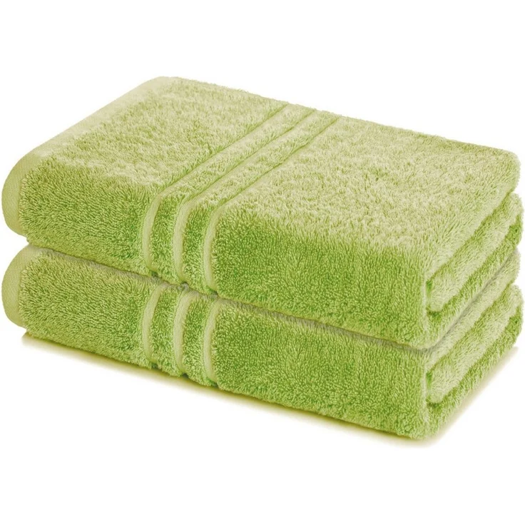 Lavea Badetuch Elena 2er Set Badetücher 100x150 cm, Duschtuch, 500 g/m² Frottier, weich & saugstark, pflegeleicht – Bild 1