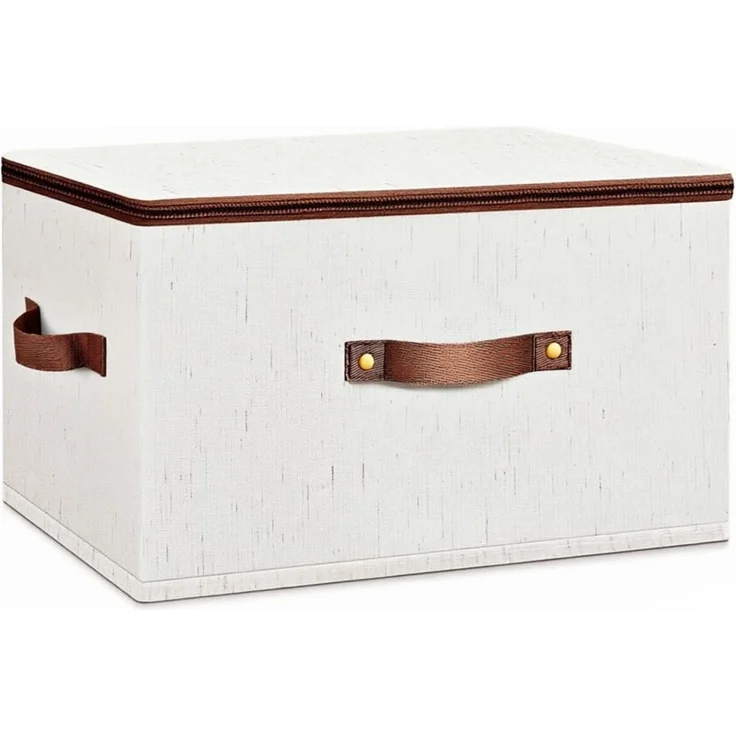 Diwzbyn Aufbewahrungsbox Faltbare Aufbewahrungsbox mit Deckel, aufbewahrungskoffer mit Reißverschluss – Bild 1