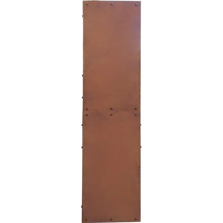 Cortenstahl Sichtschutzwand Brennholzregal 150x150x38 cm Rost Holzlager Edelrost – Bild 10