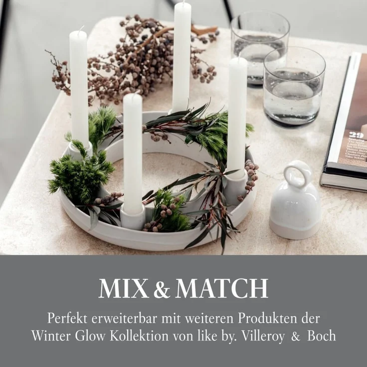 like. by Villeroy & Boch Winter Glow Tischglocke ø 6,6 cm – Bild 6