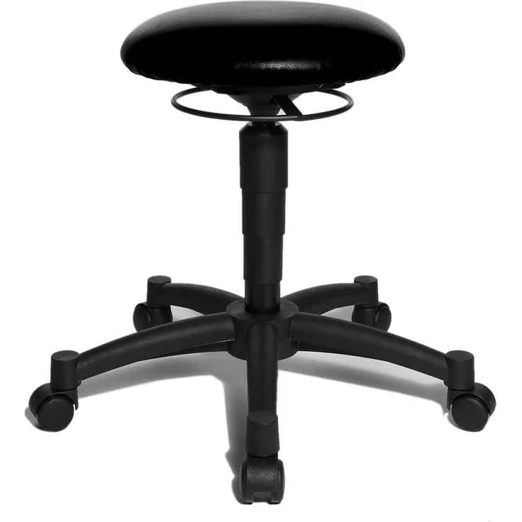 Topstar BAL10S10 Body Balance 10, Fitnesshocker, Rollhocker, höhenverstellbar, Bezugsstoff, Bezugsstoff, schwarz