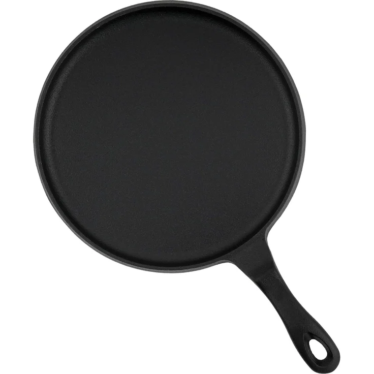 BBQ-Toro Crêpepfanne Gusseisen Crêpespfanne Ø 26 cm, Gusseisen Grillpfanne, Gusseisen – Bild 4