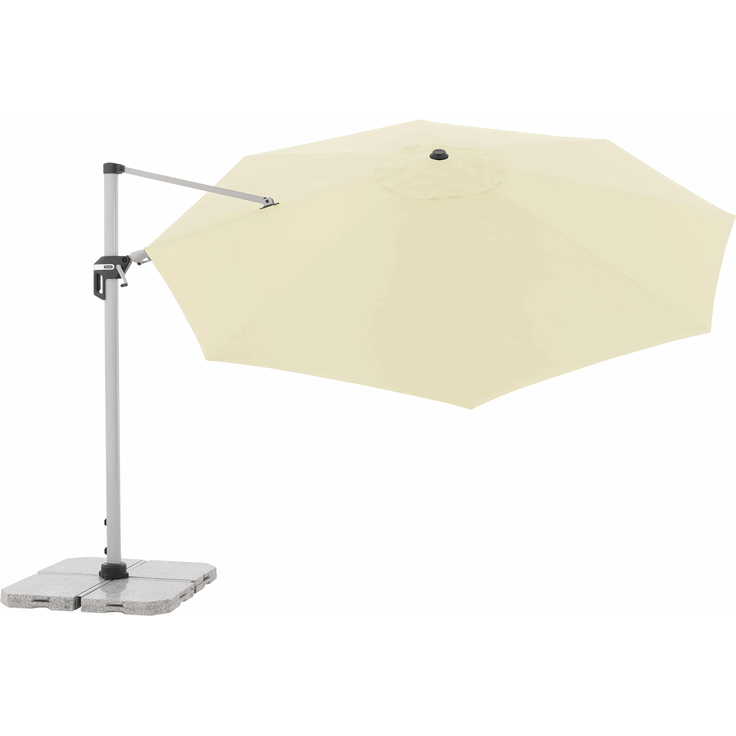 Doppler Sonnenschirm / Ampelschirm "Active Pendelschirm 370", natur, Ø 370 cm – Bild 7