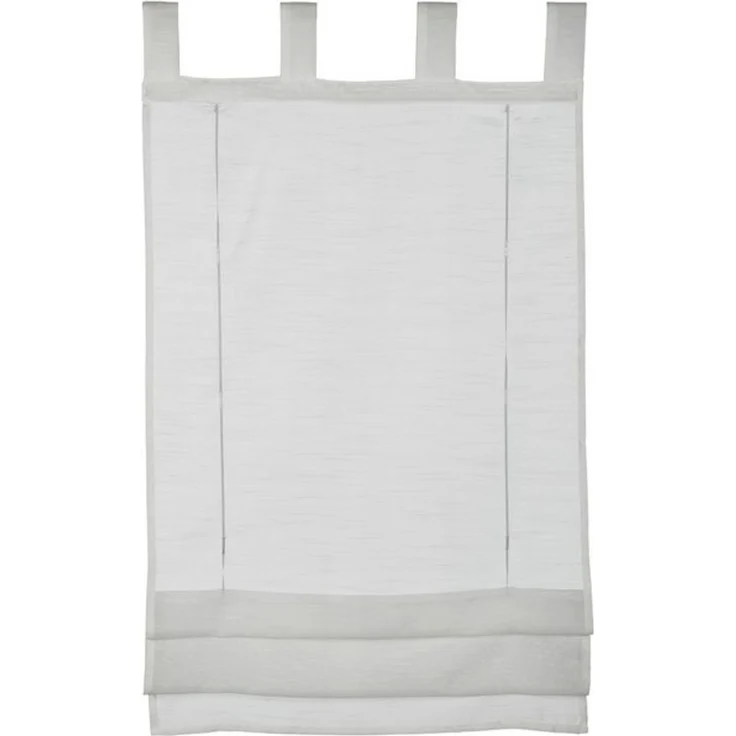 GARDINIA Raffrollo Voile Schlaufen, mit Schlaufen, ohne Bohren, mit Satinbänder – Bild 4