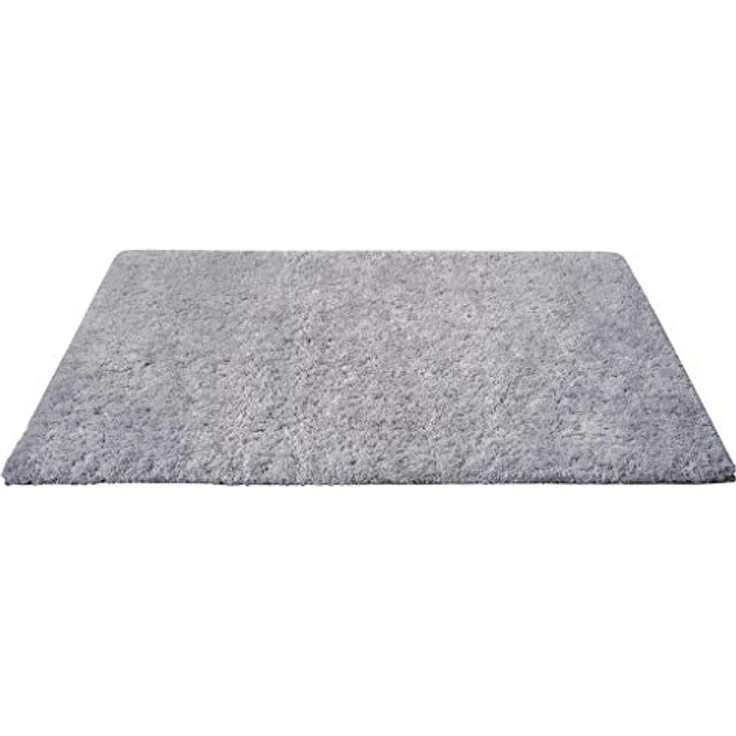 Dyckhoff Badteppich 'Siena', Silber, 50 x 80 cm, rutschfeste Latexbeschichtung, 30 mm Höhe, 100% Polyester – Bild 1