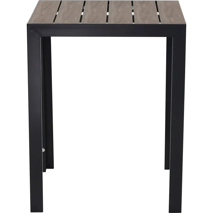 FIRE ALMA Nonwood Alu-Gartentisch Gartenmöbel anthrazit/grau 60x60 cm – Bild 3