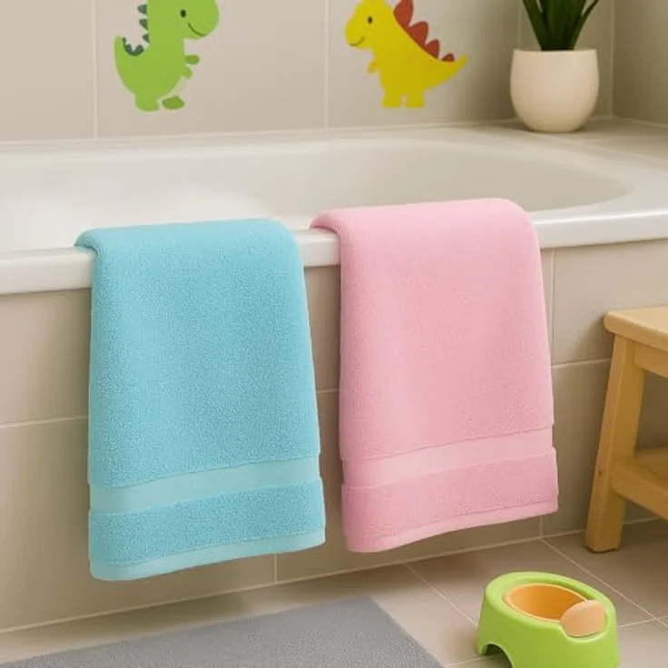 Betz Handtücher 6 tlg. Handtuch Set Palermo Größe 50x100 Farbe rosé und türkis, 100% Baumwolle – Bild 5