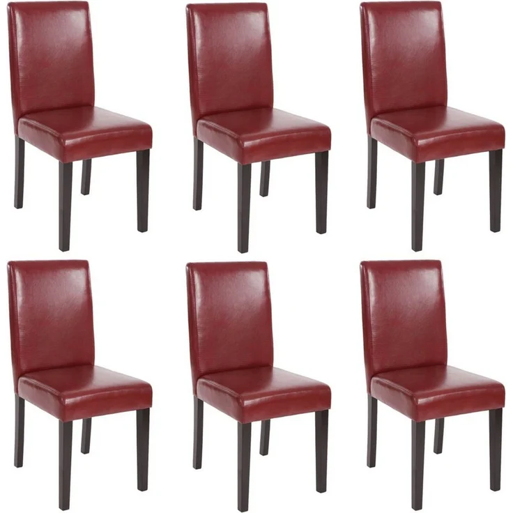 PROREGAL® Esszimmerstuhl Esszimmerstuhl klassisch und zeitlos HxBxT 90x43x56cm Material, Farbe (6 St), Mit hochwertigem Bezug, erhältlich in vielen Ausführungen – Bild 5