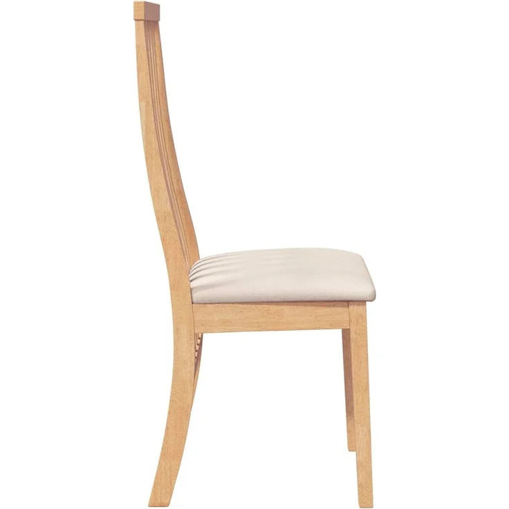 vidaXL Esszimmerstühle mit Kissen 2 Stk. Massivholz Gummibaum 4102455 – Bild 5