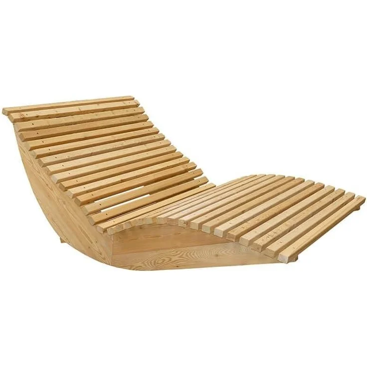 HOME DELUXE Wellenholzliege WOLGA - 120 cm – Bild 1