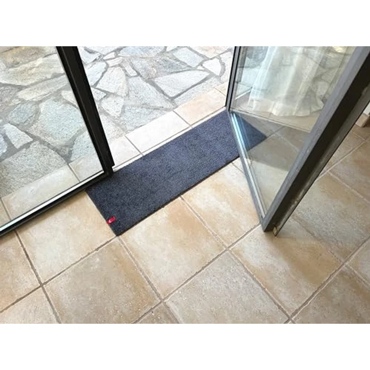Keilbach Designprodukte Fußmatte terrazza 87 x 28 cm, rechteckig, Höhe: 9 mm, 30°C waschbar, rutschfest, dünn, dichtgewoben, robust – Bild 2