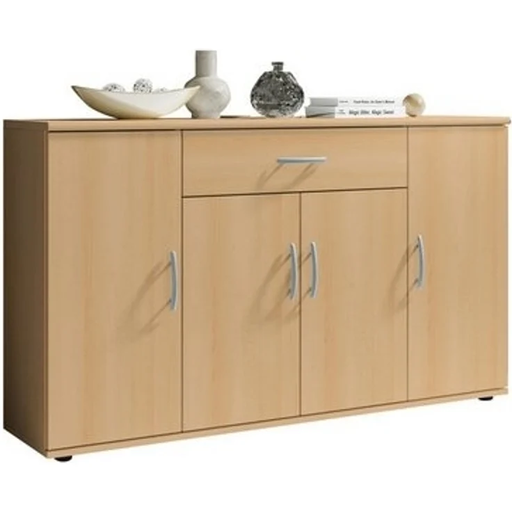 moebel-dich-auf Kommode LILLY 13 (in verschiedenen Farben, 1 Schubkasten + 4 Türen), 117 cm breit – Bild 4