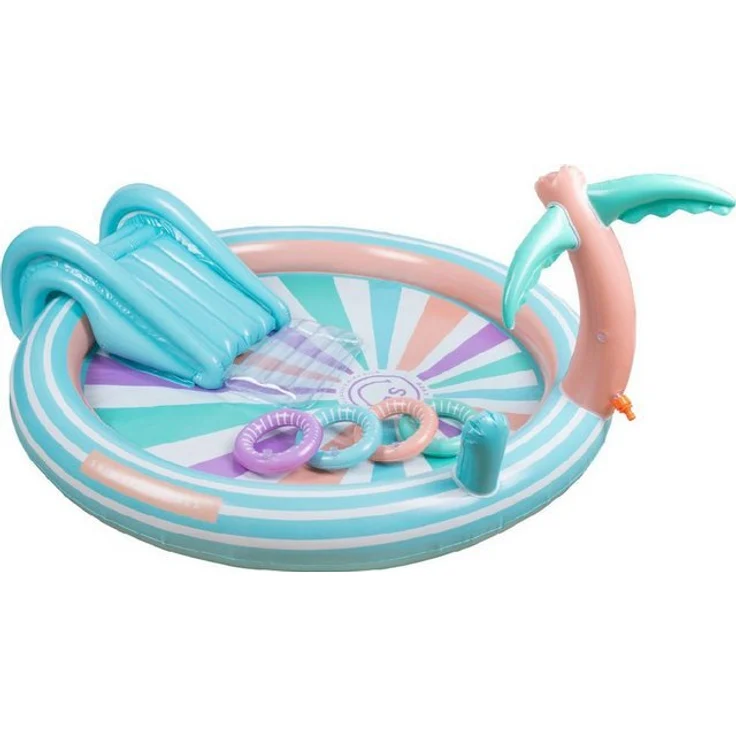 Swim Essentials Pool Swim Essentials Abenteuer Pool Regenbogen 183 x 150 cm – Bild 4