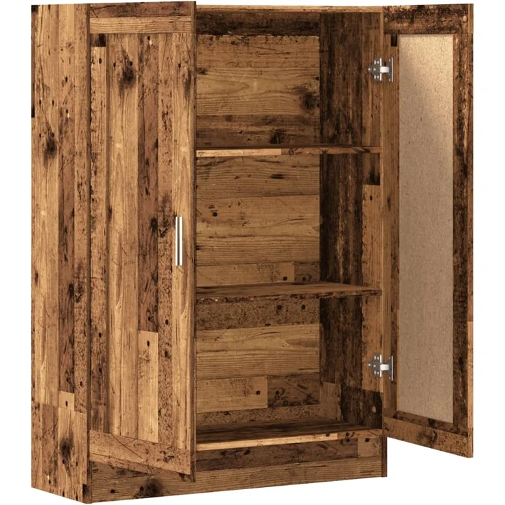 vidaXL Bücherschrank Altholz-Optik 82,5x30,5x115 cm Holzwerkstoff 856148 – Bild 5