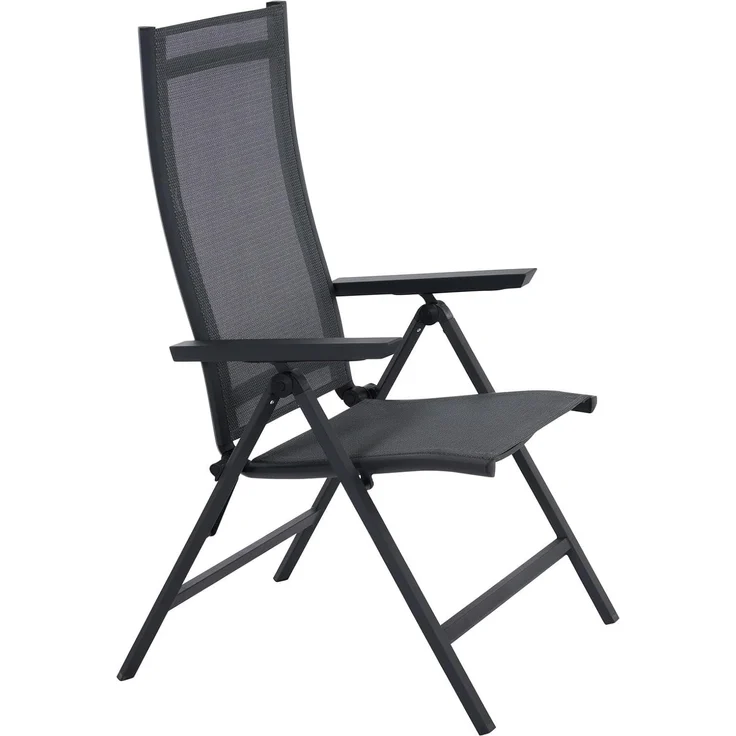Siena Garden Tauro Klapp-Sessel – Aluminiumgestell (matt anthrazit) & royal-grey Textilbezug (S83264 – Bild 6