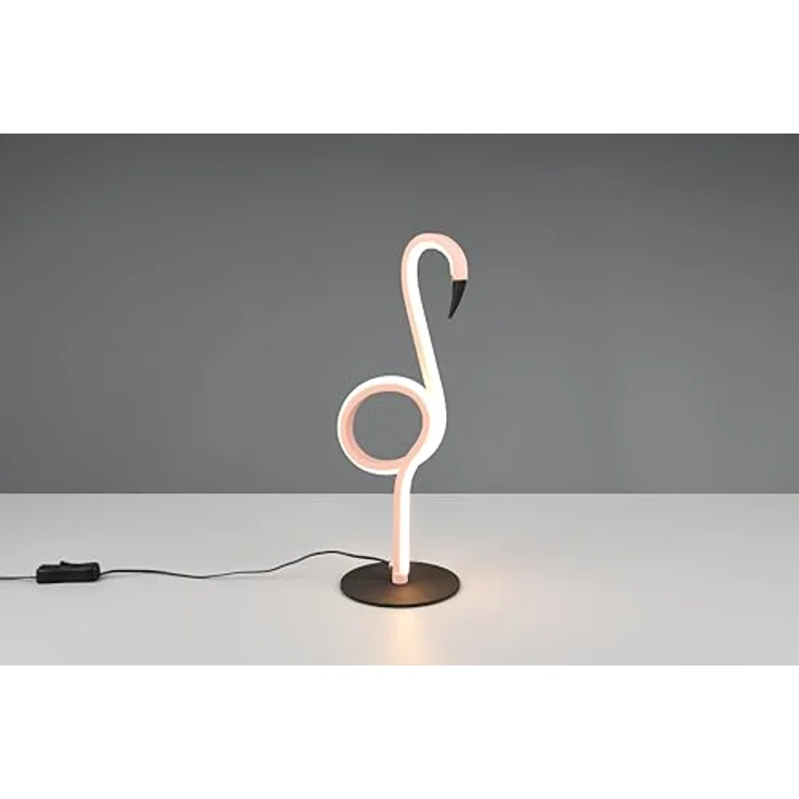 TRIO Ingo, Design Tischleuchte in Pink, Metall mit fest verbautem LED, warmweiß, 6 Watt, 550 Lumen – Bild 2