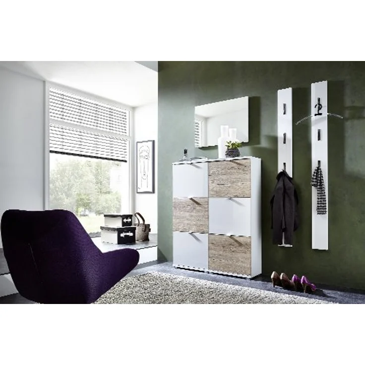 Germania 3263-177 Klappe/Front zum Schuhschrank Colorado in Sanremo-Eiche-Nachbildung, 52 x 42 x 2 cm (BxHxT), sonstige – Bild 4