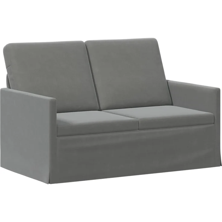 vidaXL Sofa-Set 2 pcs Dunkelgrau Samt (V) 3433191 – Bild 3
