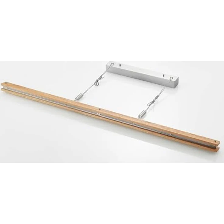 Lindby Pendelleuchte 'Alimara', dimmbar, moderne LED Lampe aus Metall für Wohnzimmer & Esszimmer, Länge 138 cm – Bild 8