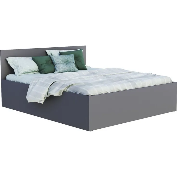 FDM Stauraumbett Bett Stauraumbett PANAMA SP Bettgestell 140x200 & weitere Größen (verfügbar 90x200 120x200 140x200 160x200 180x200cm, Bettrahmen, Bett, mit großen Kopfteil, mit Bettkasten zum aufklappen), mit/ohne Matratze