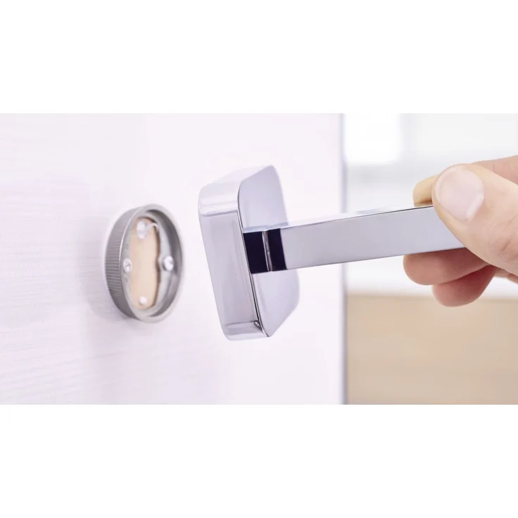 tesa Handtuchhaken Elegaant Metall, chrom, rostfrei – Bild 5