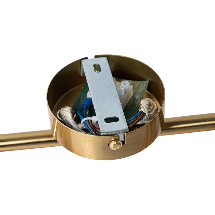 Qazqa LED Aufbaustrahler Vidro, ohne Leuchtmittel, E14, Grün, Art Deco, Stahl, 4-flammig – Bild 8