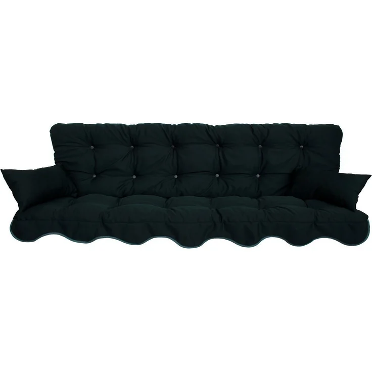 Kühnemuth Auflagekissen Auflagen Set für Hollywoodschaukeln Sitzkissen 180x50 cm Design 920 – Bild 3