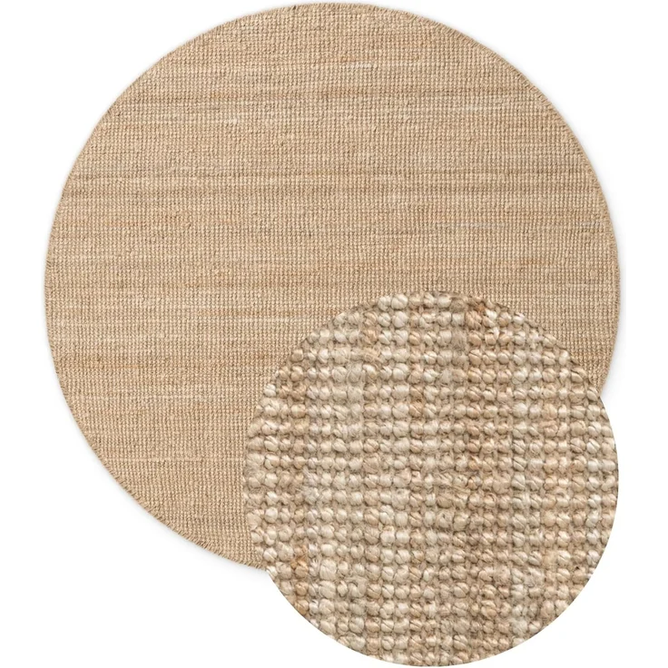 HANSE Home Teppich Jaipur Juteteppich, als Läufer und in Rund, rechteckig, Höhe: 10 mm, 100% Naturfaser, Wohnzimmer, Esszimmer, Schlafzimmer, GRS – Bild 4