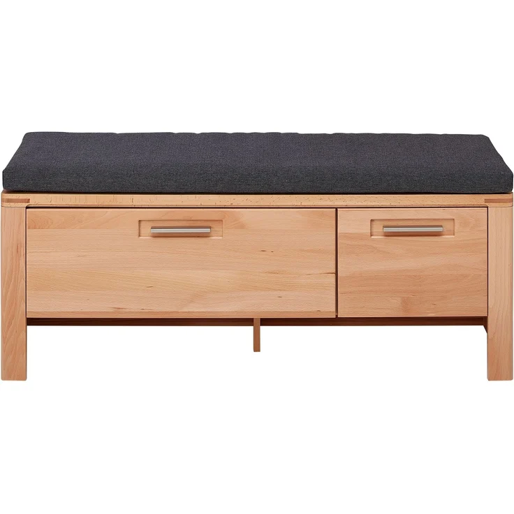 Garderoben-Set >Nature One< (2-teilig) in Kernbuche - 120x205x40 (BxHxT) – Bild 2