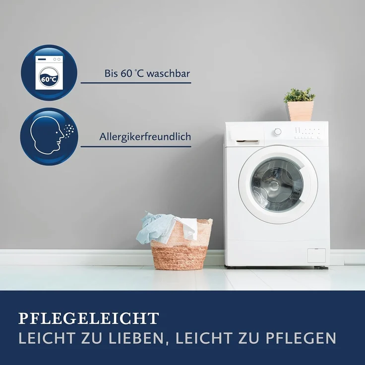 billerbeck Daunenkissen Daunenkissen Clivia 15, Füllung: Daunen und Federn, Das richtige Kissen für jedes Sofa, jedes Bett! – Bild 3