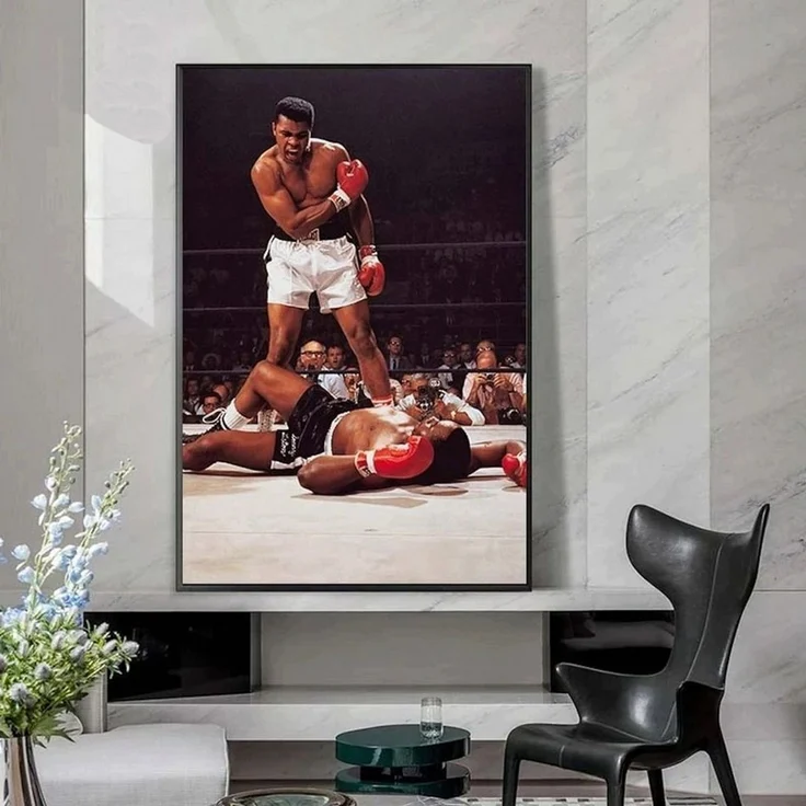 JUSTGOODMOOD Poster Boxer Muhammad Ali Größter aller Zeiten in verschiedenen Farben als De, A (1 St) – Bild 3