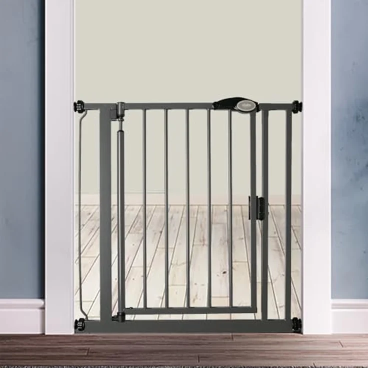 Bettacare Automatisch Schließendes Treppengitter, 82.2cm - 89.2cm, Schiefergrau, Druckmontage-Sicherheitsgitter, Babygitter, Sicherheitsschranke für Türen, Flure und Räume – Bild 11