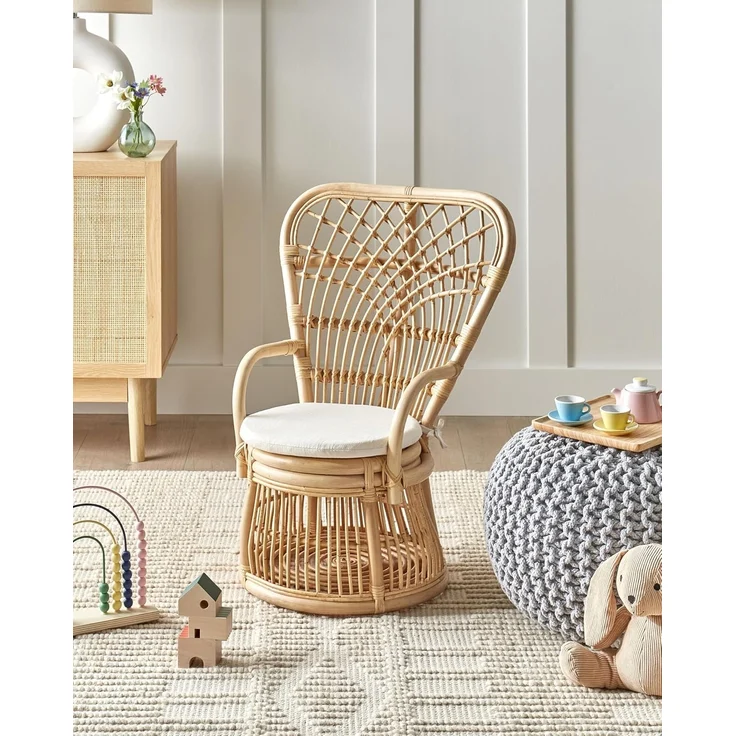 Kinderstuhl Rattan naturfarben TEMENI – Bild 2